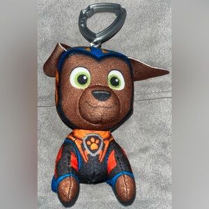 PAW Patrol The Mighty Movie Zuma Plush Keychain - EXCELLENT CONDITION